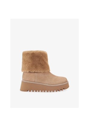 Womens KG Kurt Geiger Toon Flat Suede Ankle Boots