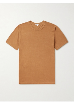 James Perse - Combed Cotton-Jersey T-Shirt - Men - Brown - 1