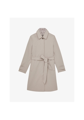 Womens Reiss Logan Removable-Gilet Stretch-Nylon Coat