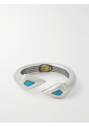 Jacques Marie Mage - Weston Sterling Silver Kingman Turquoise Ring - Men - Silver - 7