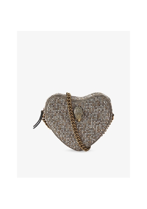 Womens Kurt Geiger London Kensington Heart Embellished Cross-Body Bag