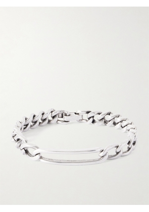 SAINT LAURENT - Silver-Tone Chain Bracelet - Men - Silver - M
