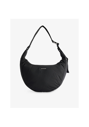 Womens Represent Script-Hardware Padded Nylon Sling Bag