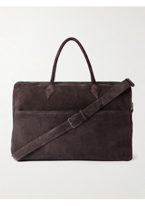 Métier - Closer Suede Weekend Bag - Men - Brown