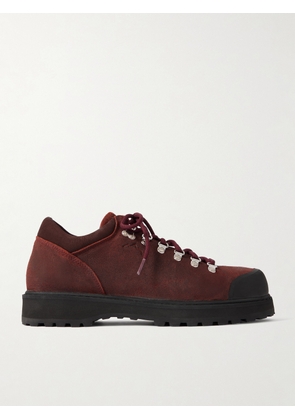Diemme - Desert Oasis Cornaro Rubber-Trimmed Waxed-Suede Boots - Men - Red - EU 40