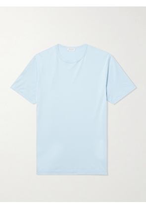 Sunspel - Slim-Fit Supima Cotton-Jersey T-Shirt - Men - Blue - S