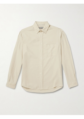 Canali - Garment-Dyed Lyocell-Twill Shirt - Men - Neutrals - S