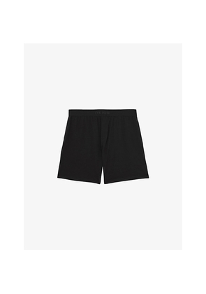 Mens Reiss Fleet Branded-Waistband Stretch-Jersey Shorts