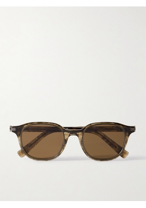 Zegna - Round-Frame Acetate Sunglasses - Men - Tortoiseshell