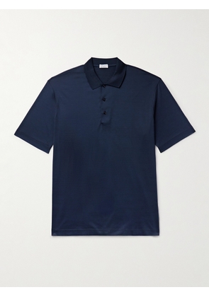Charvet - Slim-Fit Cotton Polo Shirt - Men - Blue - 0