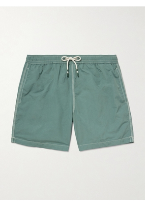 Hartford - Slim-Fit Mid-Length Swim Shorts - Men - Green - S