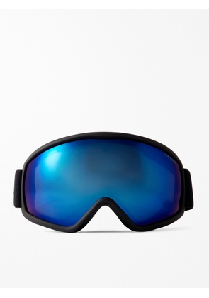 TOM FORD - Webbing-Trimmed Mirrored Ski Goggles - Men - Black