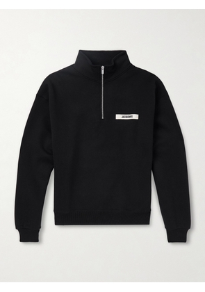 Jacquemus - Logo-Appliquéd Sweatshirt - Men - Black - S
