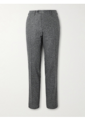 Canali - Tapered Wool-Blend Twill Suit Trousers - Men - Gray - IT 46
