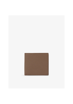 Mens Smythson Panama 8-Card Slot Leather Wallet
