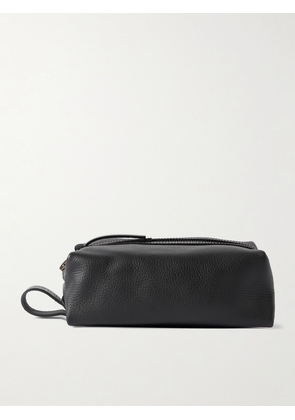 Bleu de Chauffe - Zazou Full-Grain Leather Wash Bag - Men - Black