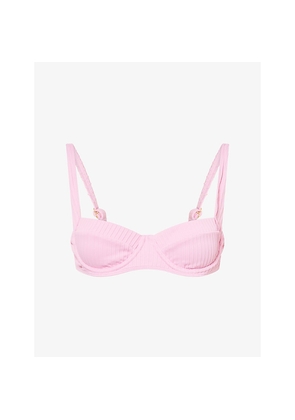 Womens Monday Sorrento Ribbed Bikini Top