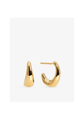 Womens Monica Vinader Antica Small 18ct Yellow Gold Vermeil Hoop Earrings