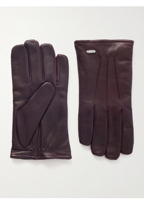 Our Legacy - Leather Gloves - Men - Burgundy - S