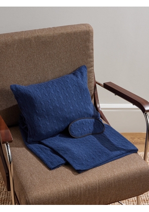 Ralph Lauren Home - Cable-Knit Cashmere Travel Set - Men - Blue