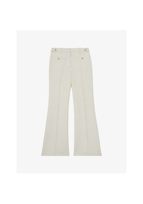 Womens Reiss x Atelier Athena Flared Wool Trousers