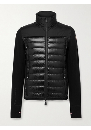 Moncler Grenoble - Panelled Quilted Shell and Power Stretch™ Pro Down Jacket - Men - Black - S
