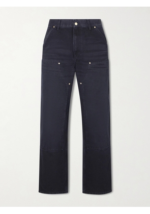 Carhartt WIP - Double-Knee Distressed Straight-Leg Organic Jeans - Men - Gray - UK/US 28