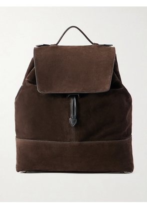 Métier - Glide Suede Backpack - Men - Brown