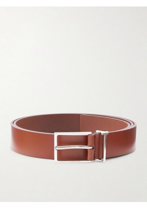 TOM FORD - 2.8cm Leather Belt - Men - Brown - EU 85
