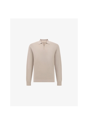 Mens Boggi Milano Tech Half-Zip Merino-Wool Jumper