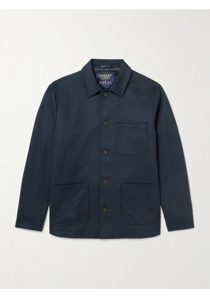 N.Peal - Stanley Tucci Cashmere Overshirt - Men - Blue - S