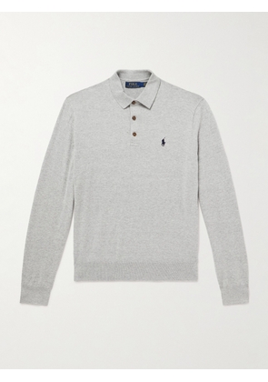 Polo Ralph Lauren - Logo-Embroidered Cotton Polo Shirt - Men - Gray - XS