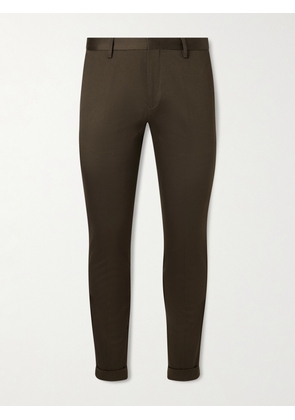 Paul Smith - Slim-Fit Cotton-Blend Twill Chinos - Men - Brown - UK/US 30