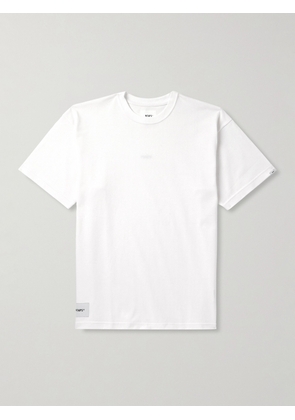WTAPS - Logo-Appliquéd Cotton-Jersey T-Shirt - Men - White - S