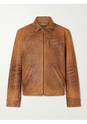 Polo Ralph Lauren - Leather Jacket - Men - Brown - S