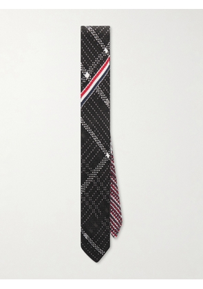 Thom Browne - 5cm Silk-Jacquard Tie - Men - Black