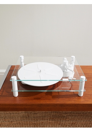 TRANSPARENT SPEAKER - Transparent Turntable - Men - White