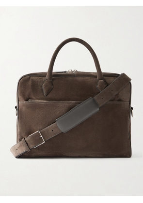 Métier - Closer Suede Weekend Bag - Men - Brown