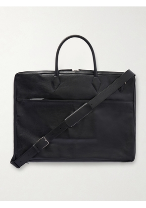 Métier - Closer Full-Grain Leather Suit Carrier - Men - Black