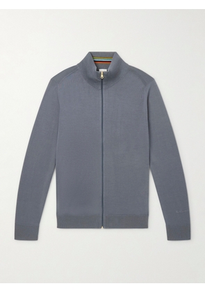 Paul Smith - Merino Wool Zip-Up Cardigan - Men - Gray - S