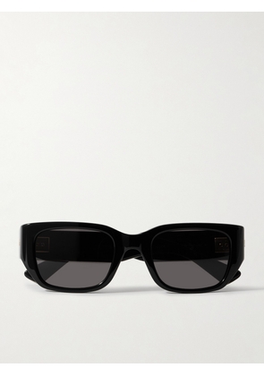 Bottega Veneta - Square-Frame Acetate and Gold-Tone Sunglasses - Men - Black
