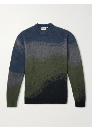 Carhartt WIP - Tinley Brushed Jacquard-Knit Sweater - Men - Blue - XS