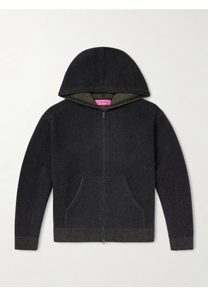 The Elder Statesman - Canyon Cashmere Zip-Up Hoodie - Men - Green - S