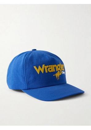 Cherry Los Angeles - Wrangler Logo-Detailed Nylon Trucker Cap - Men - Blue