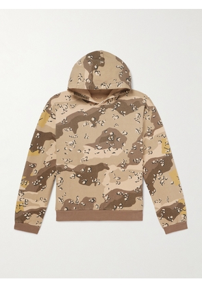 KAPITAL - Peckish Choco-Chip Printed Cotton Hoodie - Men - Neutrals - 2