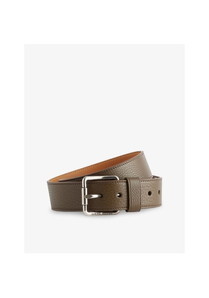 Mens Loewe Roller Curve Leather Belt