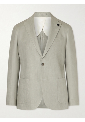 Lardini - Linen Blazer - Men - Green - IT 46