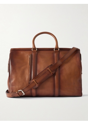 Officine Creative - Quentin 009 Leather Weekend Bag - Men - Brown