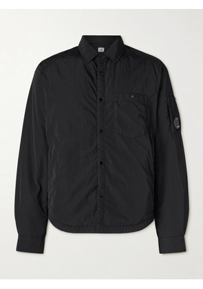 C.P. Company - Chrome-R Logo-Appliquéd Padded Shell Overshirt - Men - Black - S