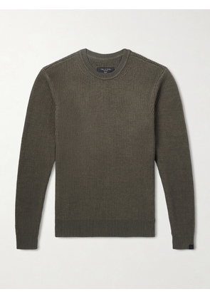 Rag & Bone - Simon Ribbed Cotton Sweater - Men - Green - S